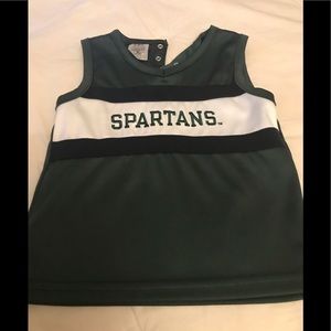 Michigan State University Cheerlead Outfit size 4T